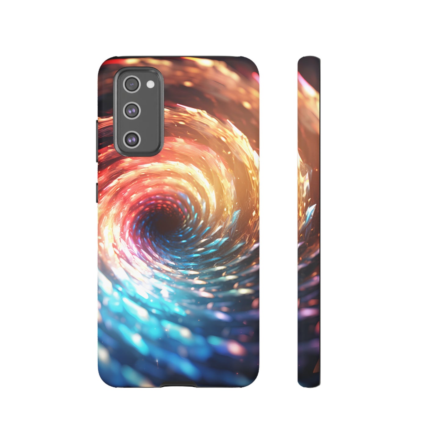 Crystal Portal of Light Phone Case – Vibrant Cosmic Design for iPhone, Samsung Galaxy, and Google Pixel Devices