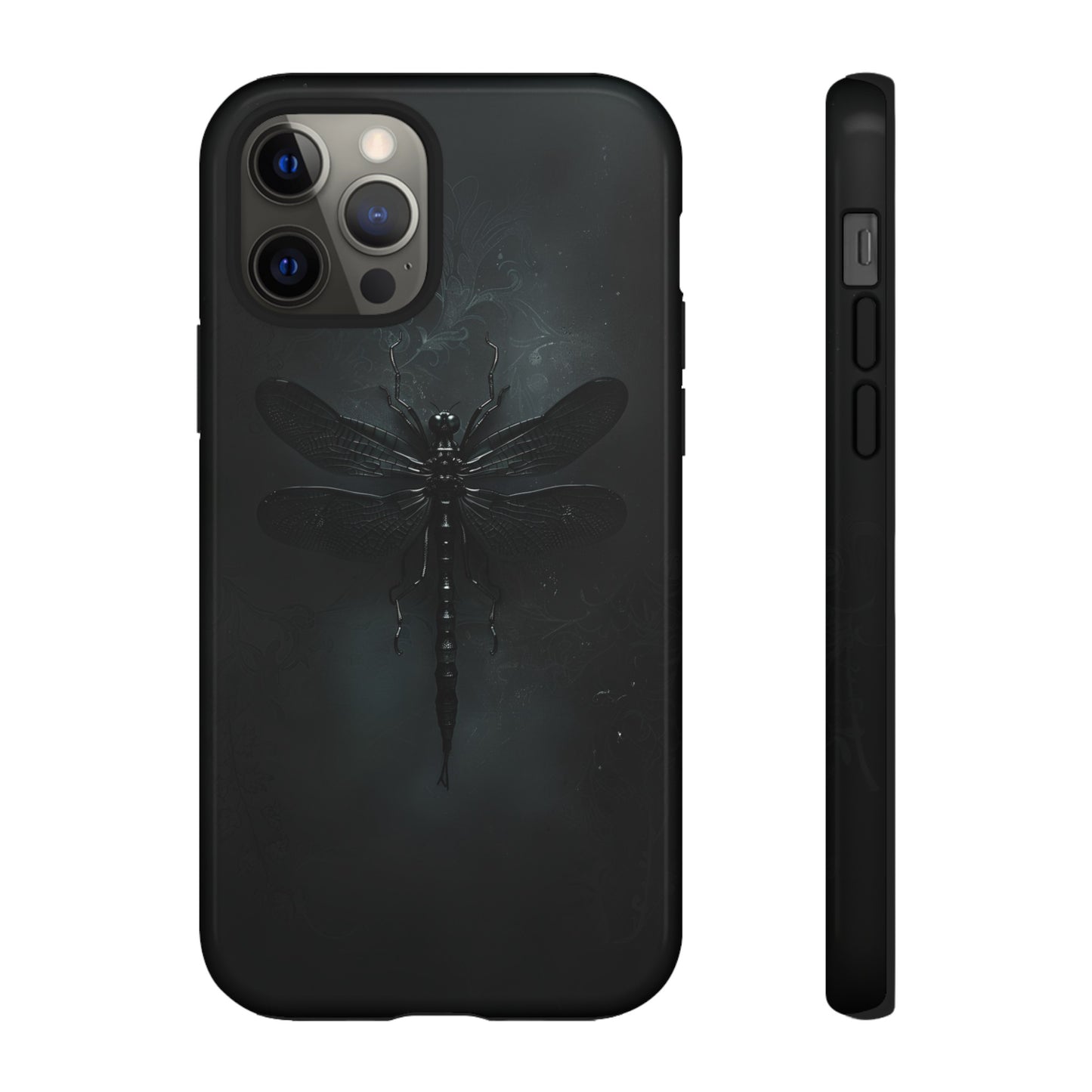 Gothic Dragonfly Phone Case – Dark Elegance Design for iPhone, Samsung Galaxy, and Google Pixel Devices