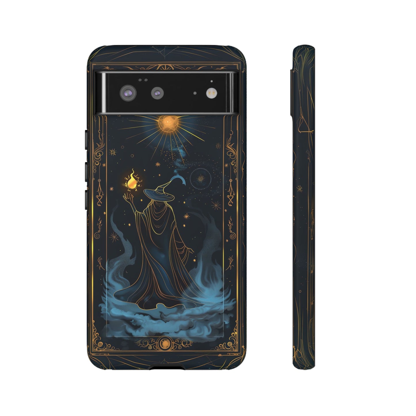 Enchanted Wizard Spellcaster Galaxy Phone Case - Mystical Wizardry Art For iPhone, Samsung Galaxy, and Google Pixel Devices