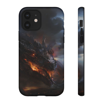 Fiery Dragon Phone Case - Epic Fantasy Art for iPhone, Samsung Galaxy, and Google Pixel Devices