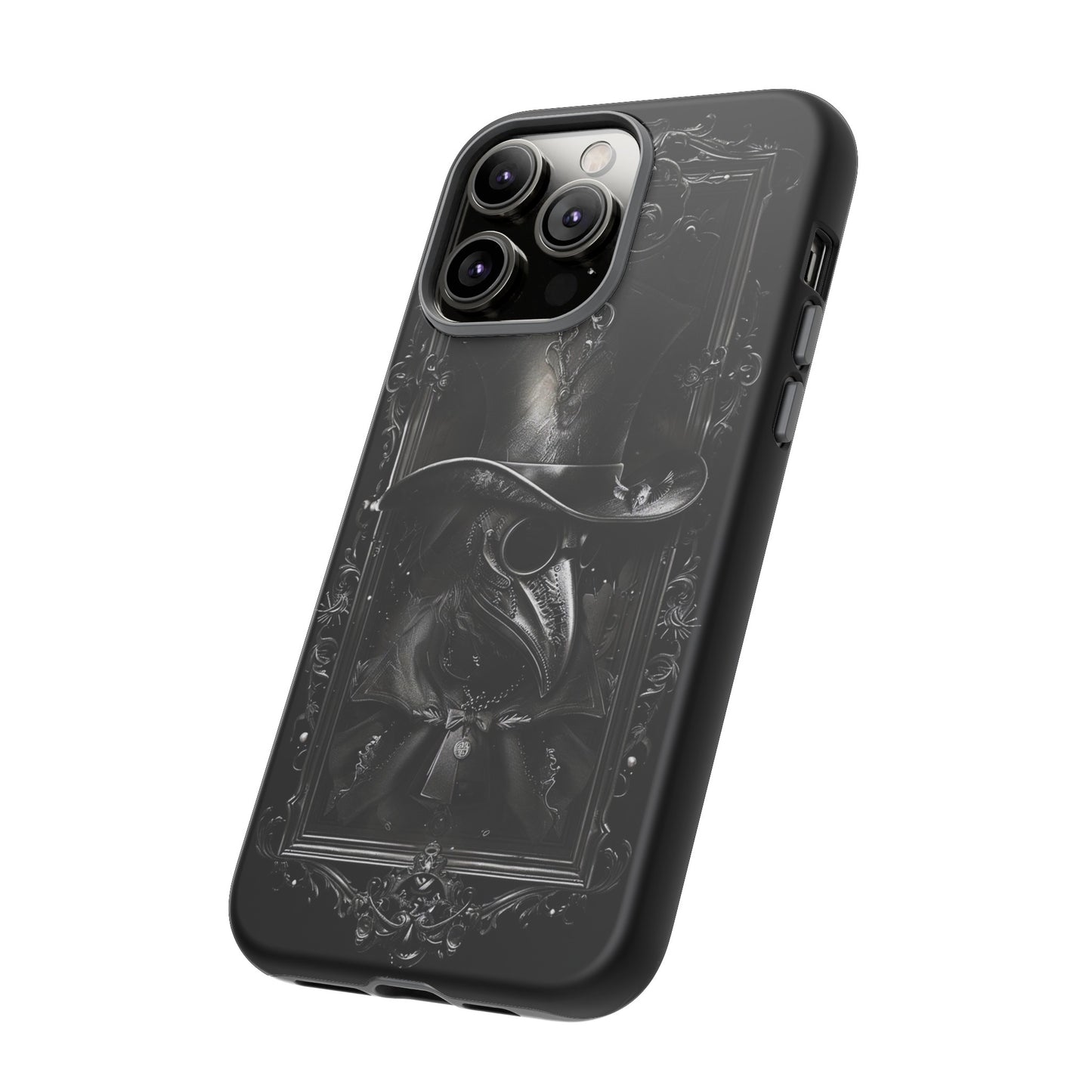 Gothic Plague Doctor Phone Case - Mysterious and Dark Design for iPhone, Samsung Galaxy, and Google Pixel Devices