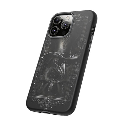 Gothic Plague Doctor Phone Case - Mysterious and Dark Design for iPhone, Samsung Galaxy, and Google Pixel Devices