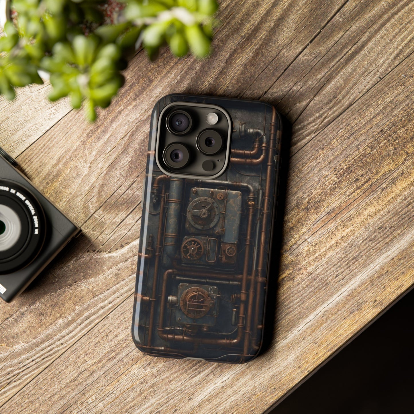 Diesel Punk Phone Case – Industrial Retro-Futuristic Design for iPhone, Samsung Galaxy, and Google Pixel Devices