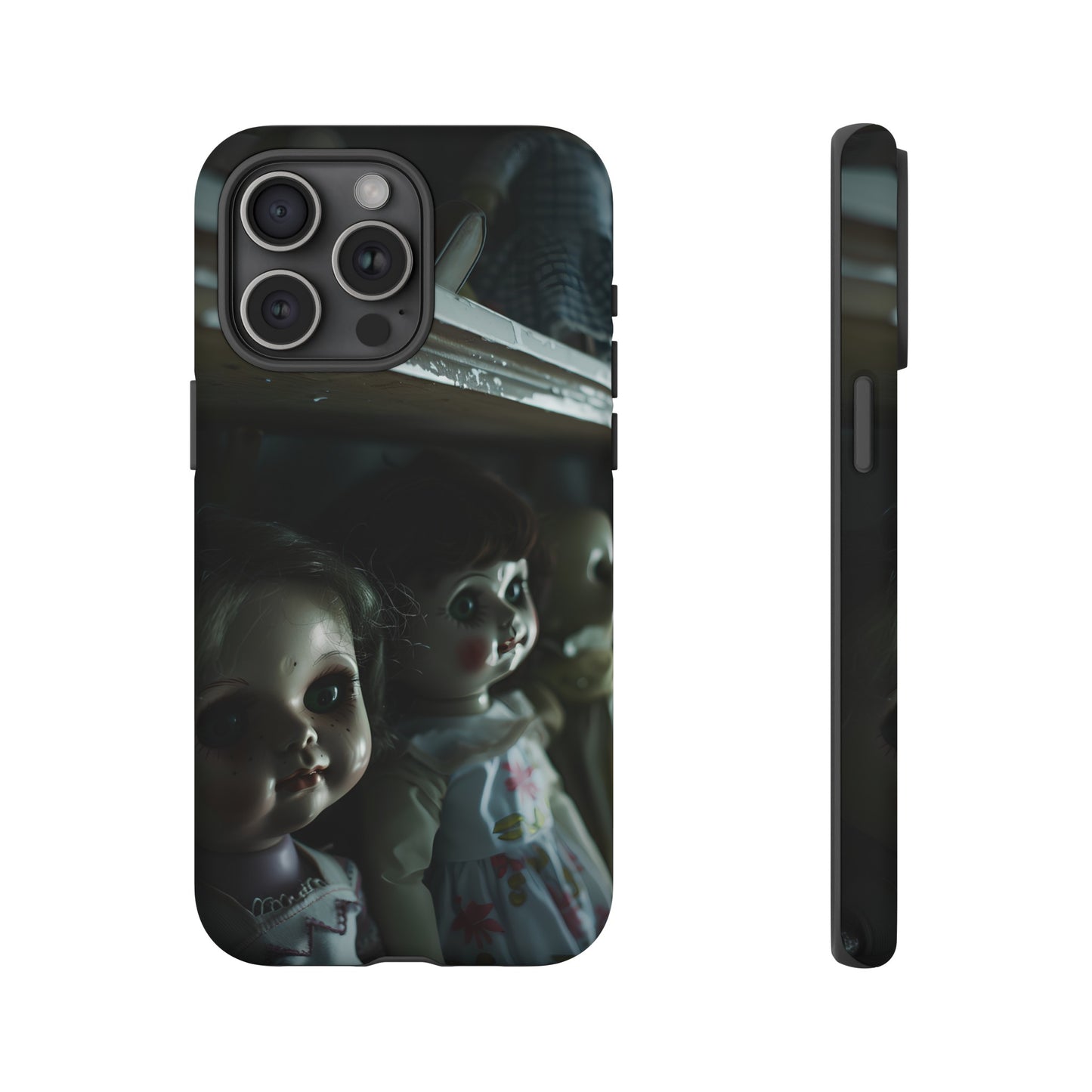 Creepy Dolls Phone Case – Eerie Vintage Doll Design for iPhone, Samsung Galaxy, and Google Pixel Devices