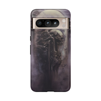 Dark Android Dream Phone Case – Futuristic Alien Horror Design for iPhone, Samsung Galaxy, and Google Pixel Devices