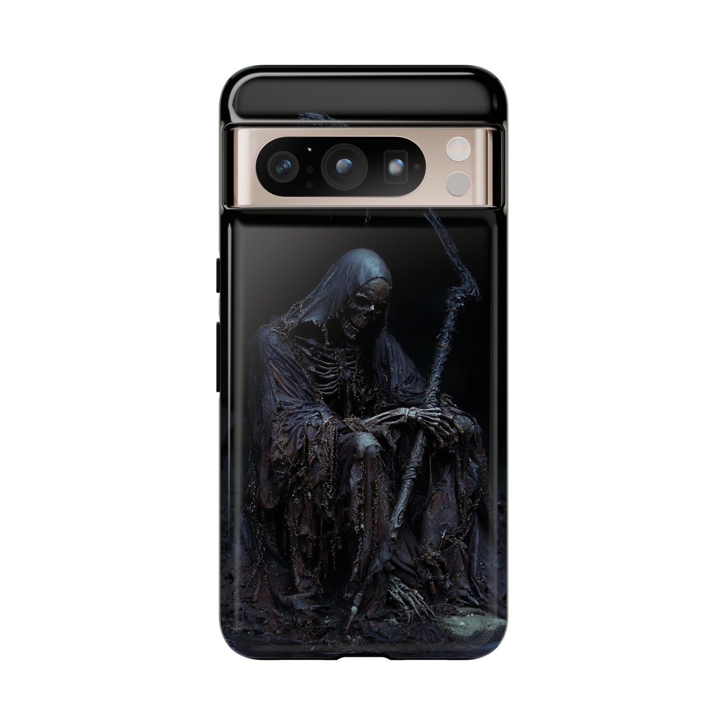 Dark Reaper Phone Case - Gothic Grim Reaper Art for iPhone, Samsung Galaxy, and Google Pixel Devices