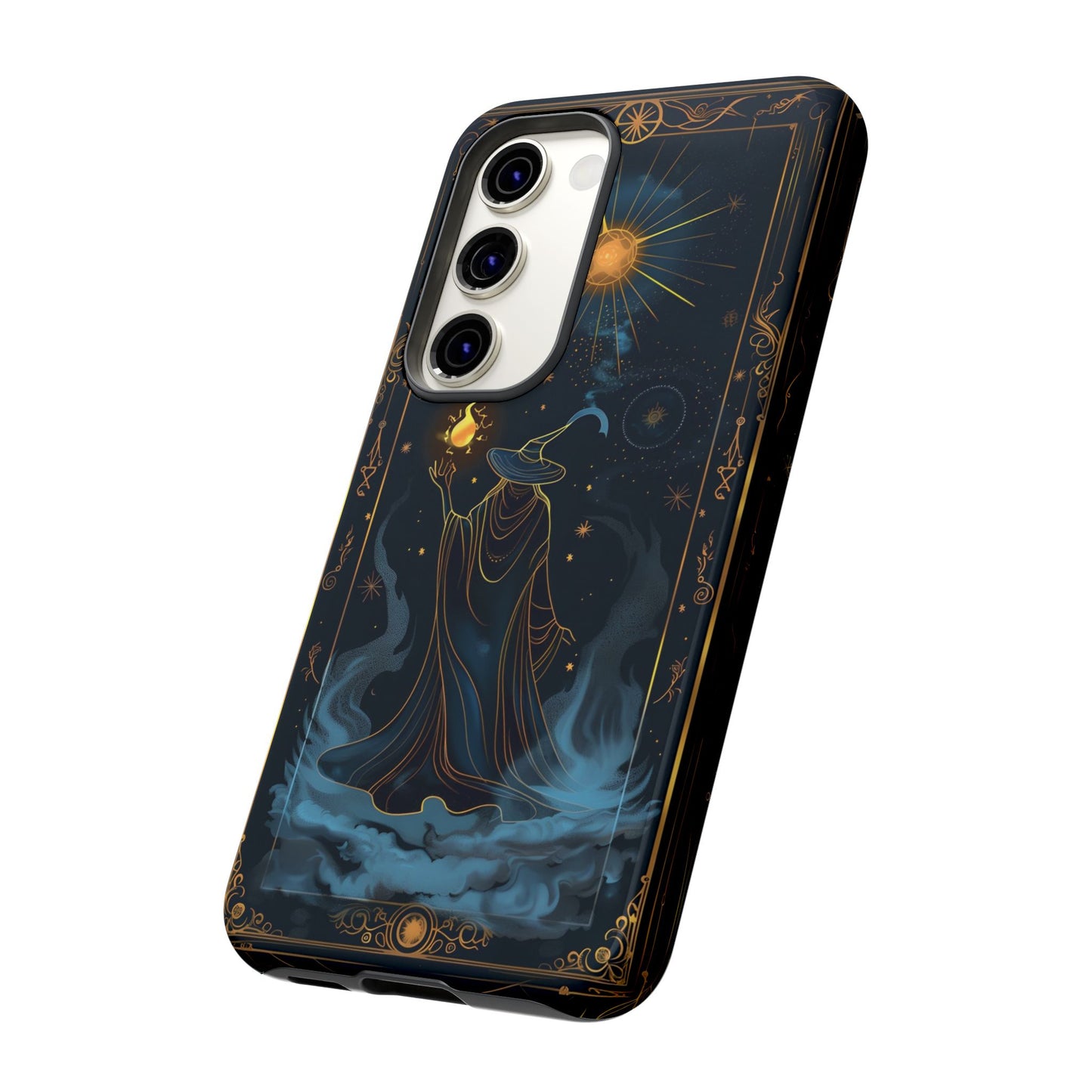 Enchanted Wizard Spellcaster Galaxy Phone Case - Mystical Wizardry Art For iPhone, Samsung Galaxy, and Google Pixel Devices