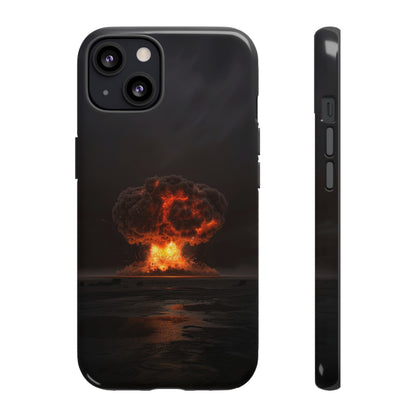 Atomic Explosion Phone Case - Dramatic Mushroom Cloud Design for iPhone and Samsung Galaxy Devices