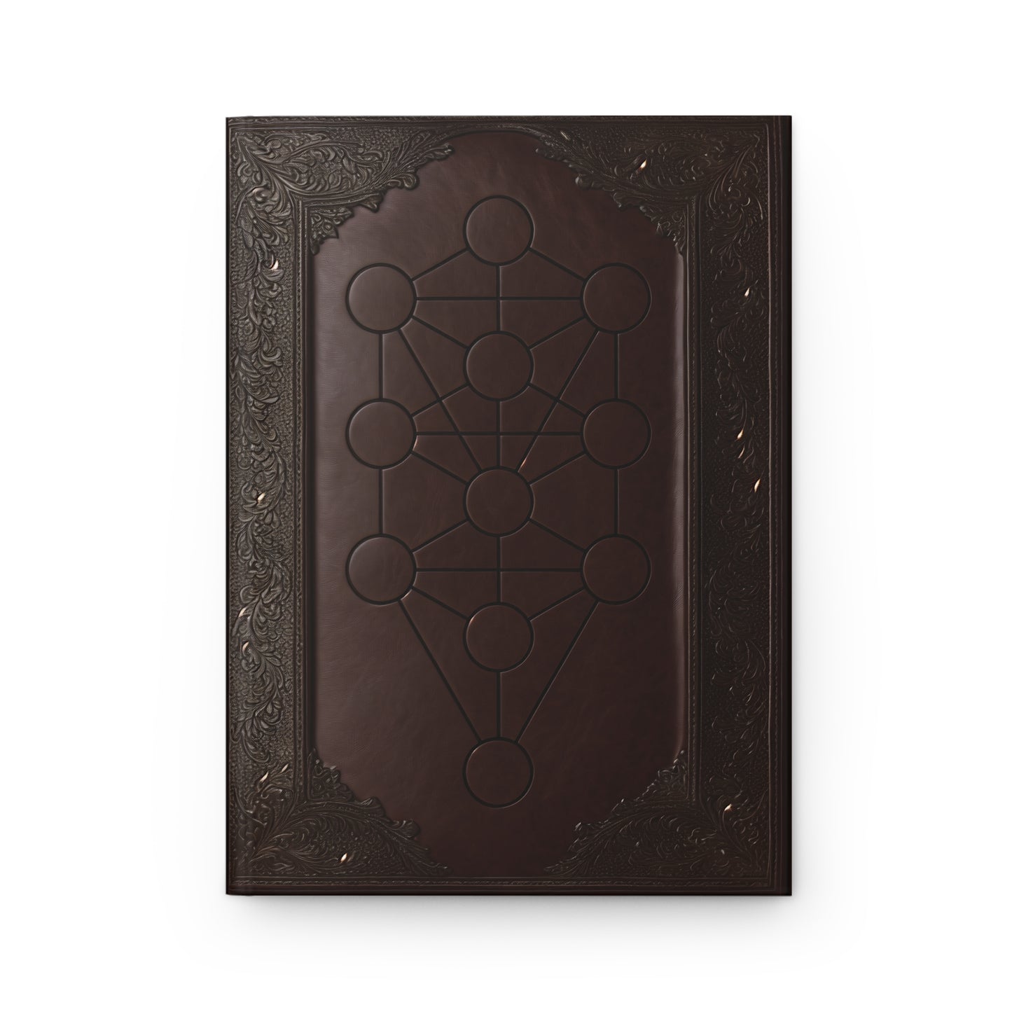 Kabbalah Tree of Life Hardcover Notebook – Mystical Journal for Spiritual Writing and Occult Magic