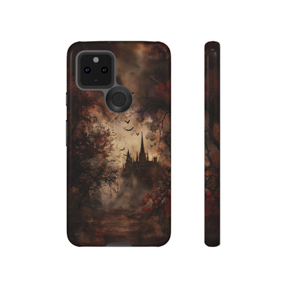 Gothic Castle Phone Case - Spooky Halloween Design for iPhone, Samsung Galaxy, Google Pixel Devices