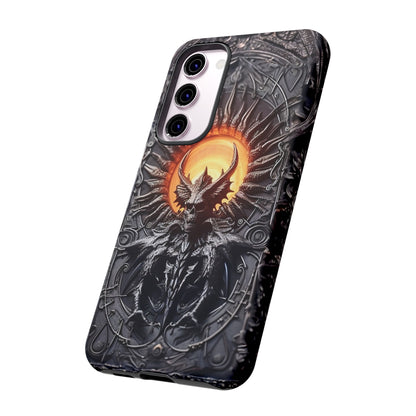 Skeletal Demonic King Phone Case – Ornate Gothic Design for iPhone, Samsung Galaxy, and Google Pixel Devices