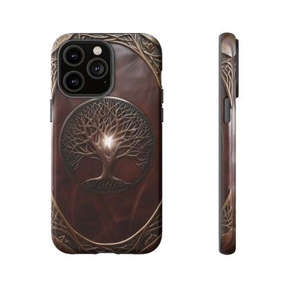 Tree of Life Tough Phone Case – Fantasy Art Design for iPhone, Samsung Galaxy, and Google Pixel Devices