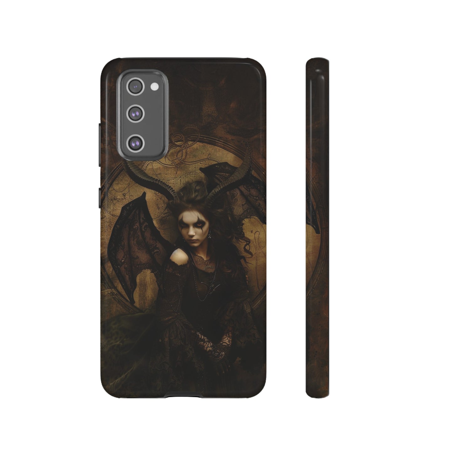 Demon Lilith Gothic Phone Case for iPhone, Samsung Galaxy, Google Pixel - Dark Fantasy Art