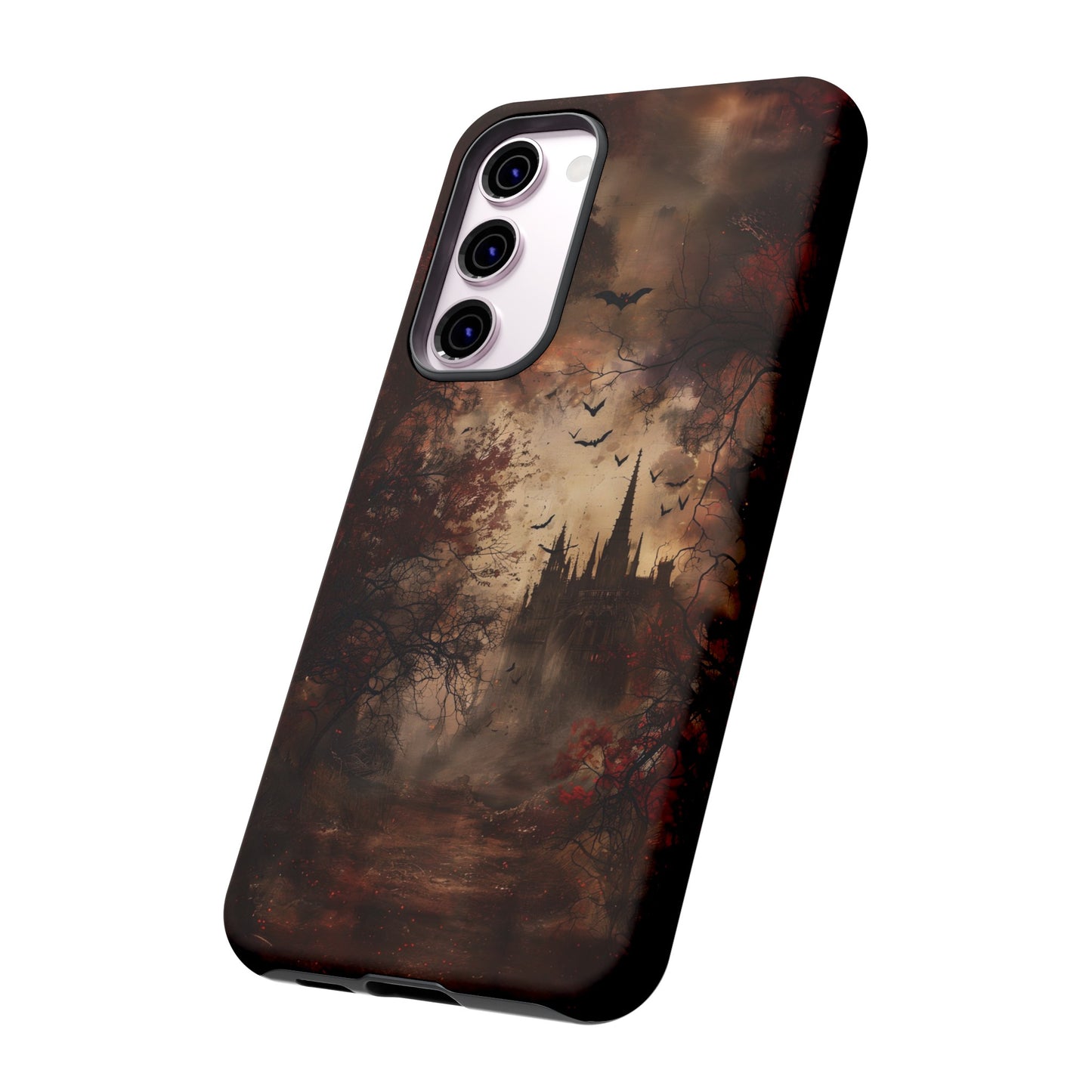 Gothic Castle Phone Case - Spooky Halloween Design for iPhone, Samsung Galaxy, Google Pixel Devices