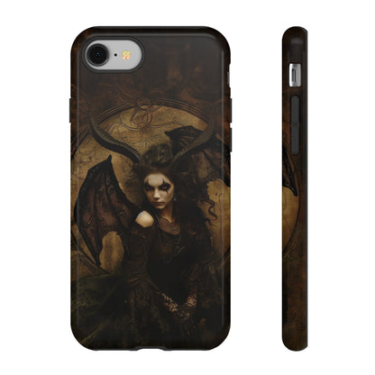 Demon Lilith Gothic Phone Case for iPhone, Samsung Galaxy, Google Pixel - Dark Fantasy Art