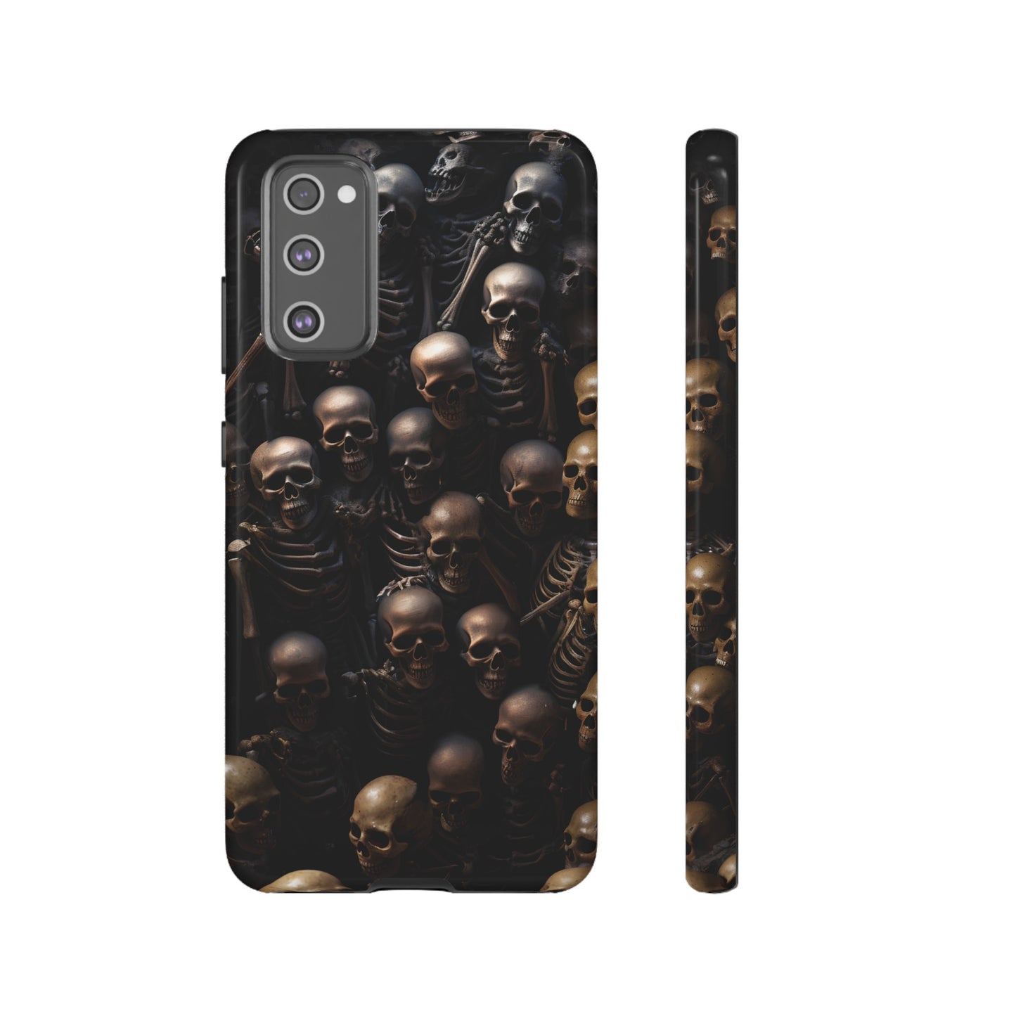 Skeletal Grave Phone Case – Halloween Horror Skeleton Design for iPhone, Samsung Galaxy, and Google Pixel Devices