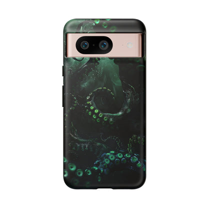 Tentacles from the Deep Tough Phone Case – Lovecraftian Horror Design for iPhone, Samsung Galaxy, and Google Pixel Devices