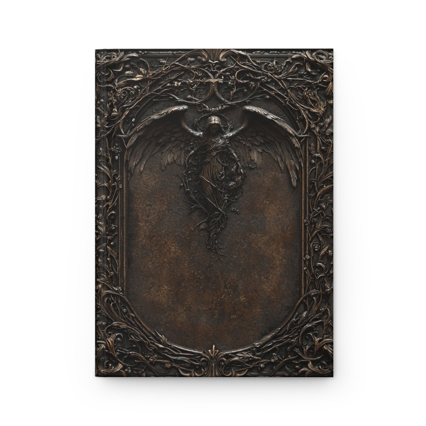 Gothic Angel Hardcover Journal - Intricate Dark Art Notebook for Writing and Sketching