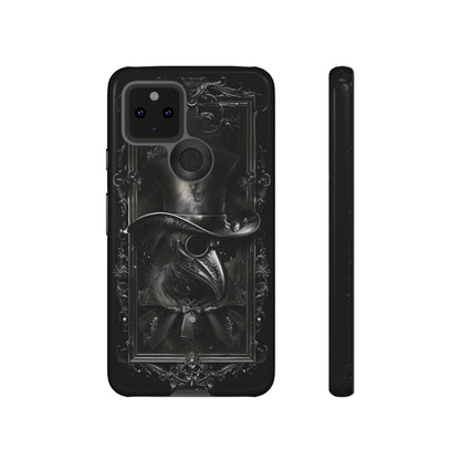 Gothic Plague Doctor Phone Case - Mysterious and Dark Design for iPhone, Samsung Galaxy, and Google Pixel Devices