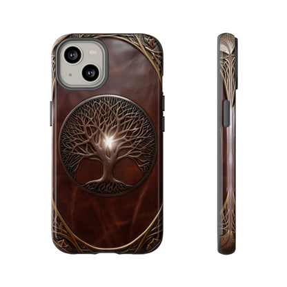 Tree of Life Tough Phone Case – Fantasy Art Design for iPhone, Samsung Galaxy, and Google Pixel Devices