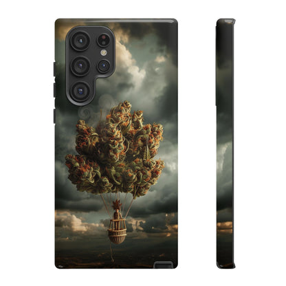 Cannabis Balloon Adventure Phone Case - For iPhone, Samsung Galaxy, and Google Pixel Devices