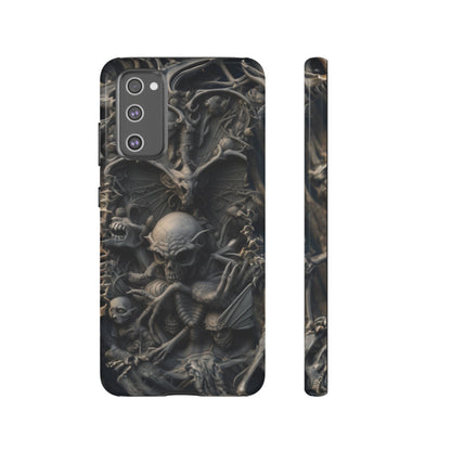 Those Who Dwell Below #1 Phone Case – Intricate Gothic Skeleton Design for iPhone, Samsung Galaxy, Google Pixel Devices