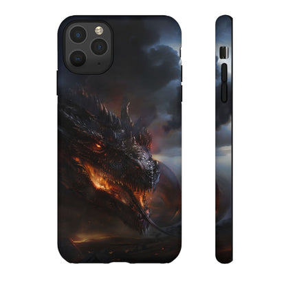 Fiery Dragon Phone Case - Epic Fantasy Art for iPhone, Samsung Galaxy, and Google Pixel Devices