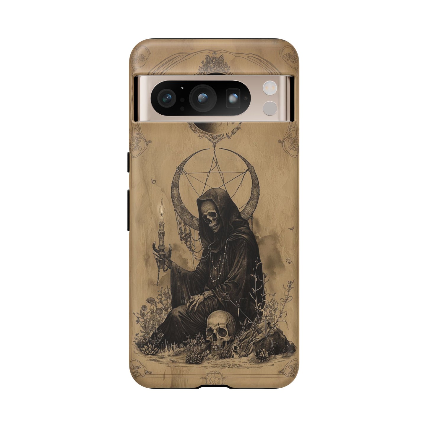 Gothic Reaper Phone Case - Dark Aesthetic Art for iPhone, Samsung, Google Pixel