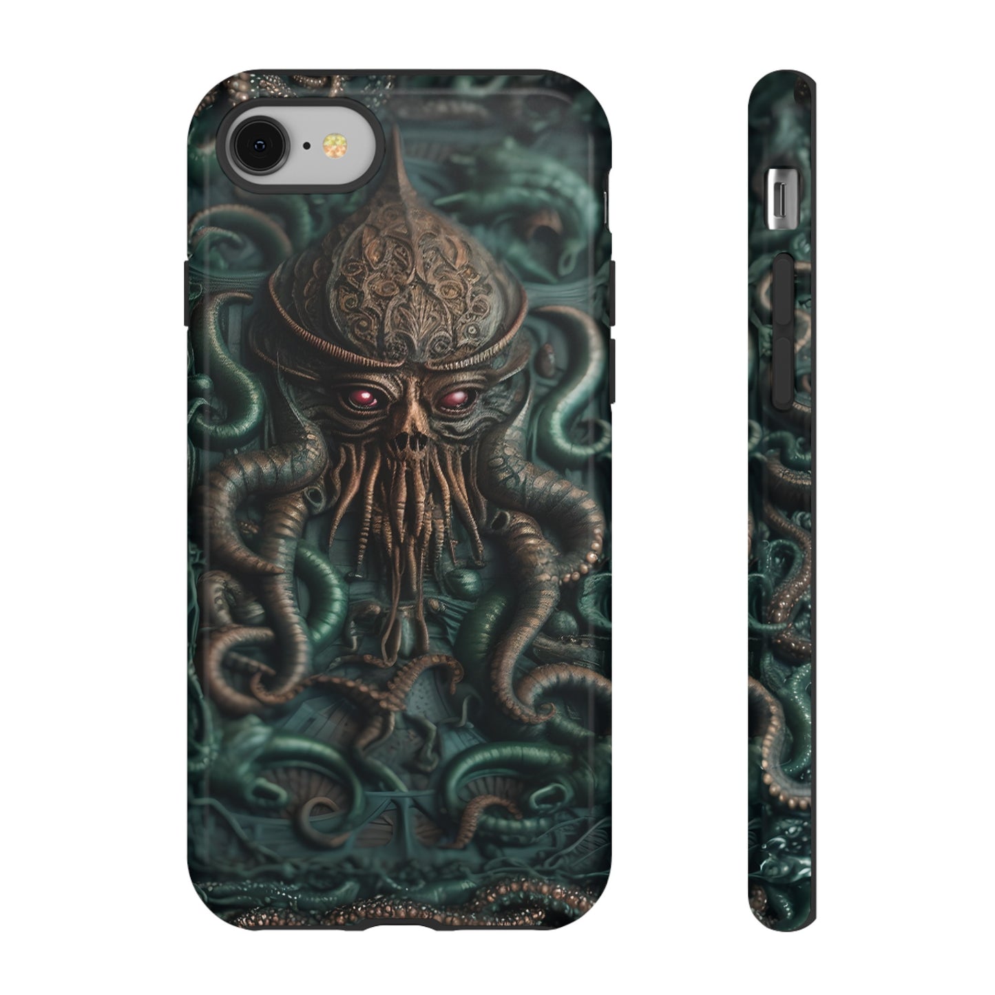 Nameless Dread Tough Phone Case – Lovecraftian Tentacle Horror Design for iPhone, Samsung Galaxy, and Google Pixel Devices