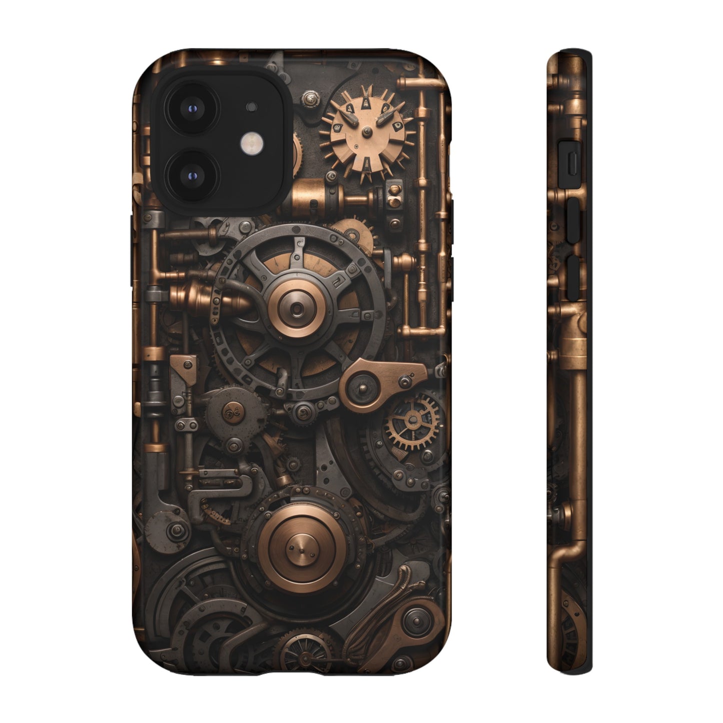 Steampunk Machine Phone Case – Victorian Gears Design for iPhone, Samsung Galaxy, and Google Pixel Devices