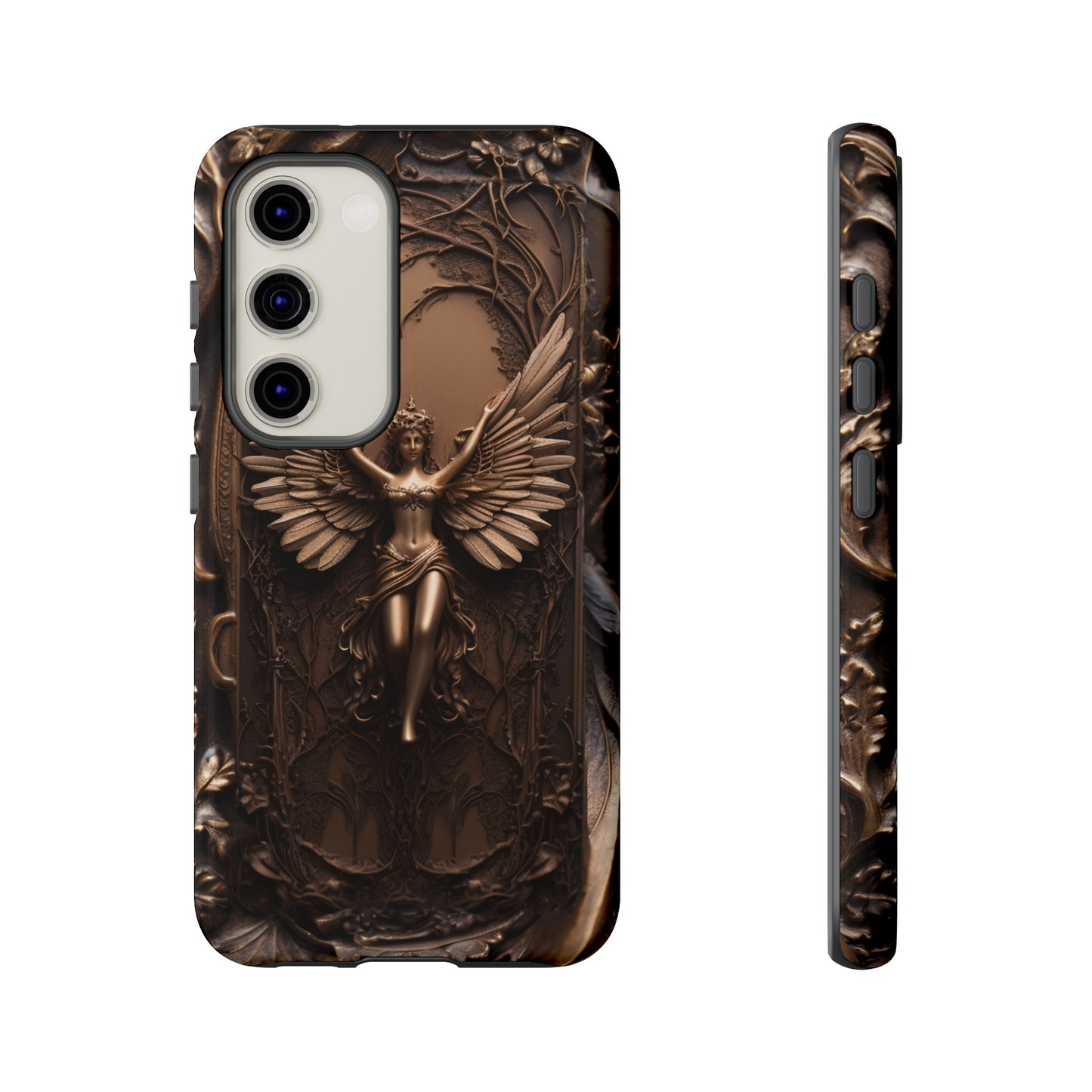 The Bronze Fairy Phone Case – Fantasy Faery Design for iPhone, Samsung Galaxy, and Google Pixel Devices