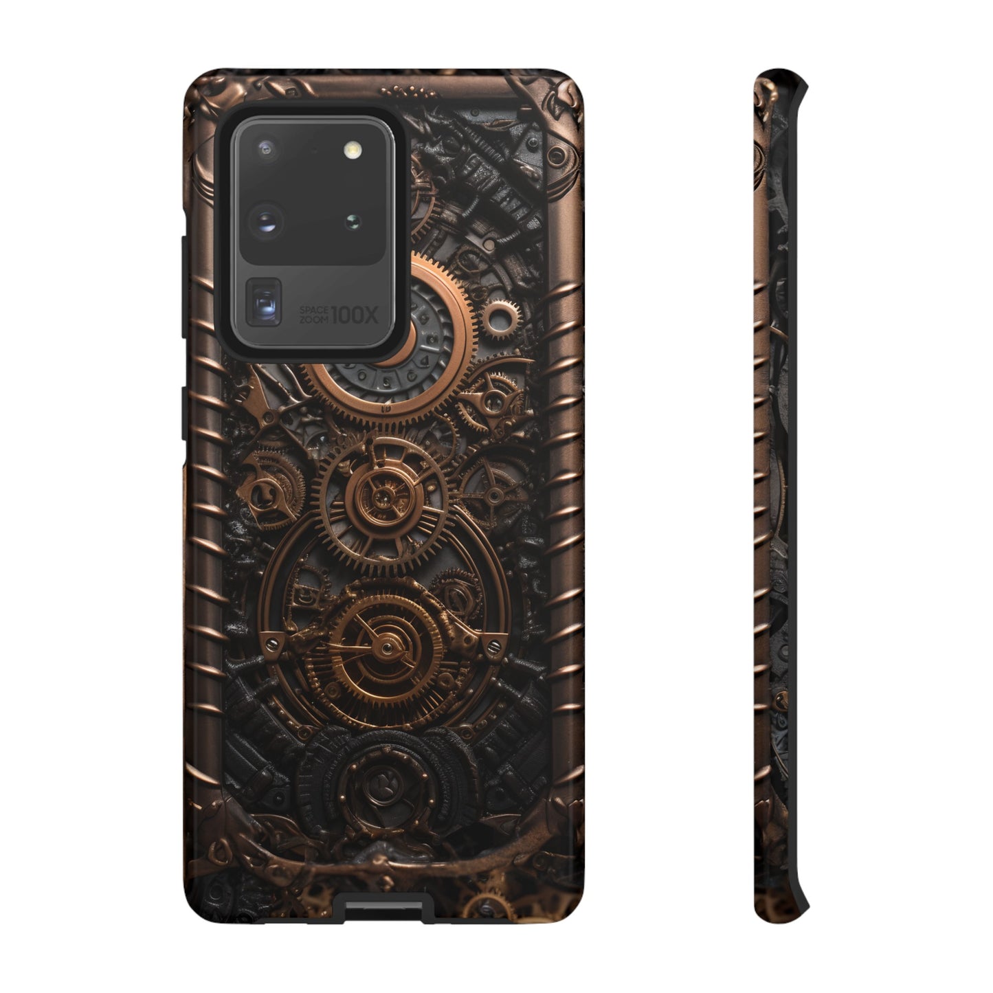 Gearworks 2 Phone Case – Steampunk Victorian Design with Gears and Clockwork for iPhone, Samsung Galaxy, and Google Pixel Devices