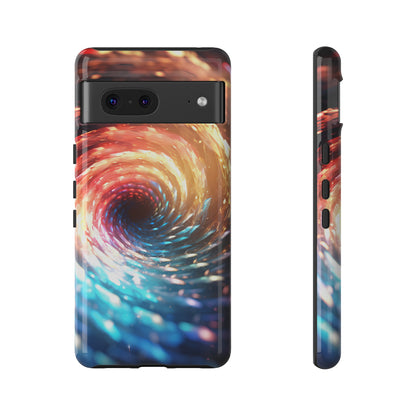 Crystal Portal of Light Phone Case – Vibrant Cosmic Design for iPhone, Samsung Galaxy, and Google Pixel Devices