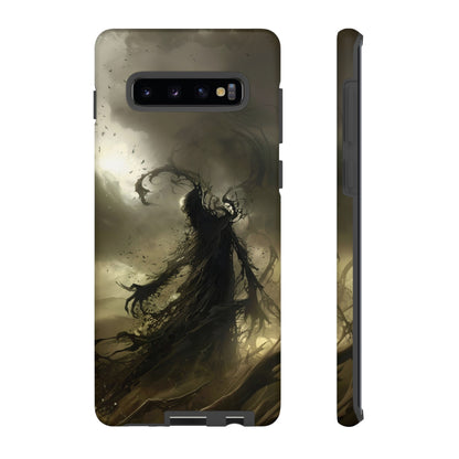 Dark Spirit Phone Case – Grim Reaper Haunting Design for iPhone, Samsung Galaxy, and Google Pixel Devices