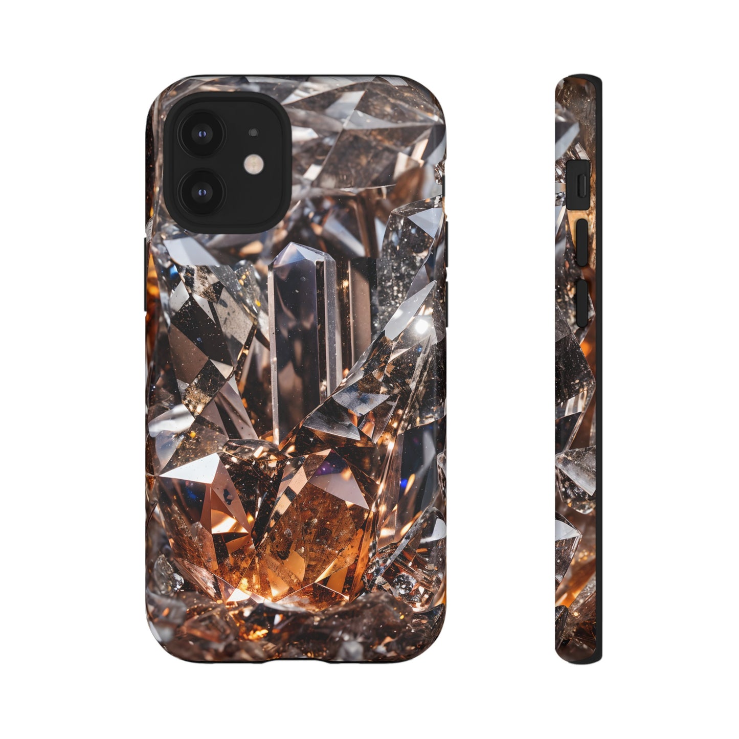 Crystalline Phone Case – Healing Crystal Quartz Design for iPhone, Samsung Galaxy, and Google Pixel Devices