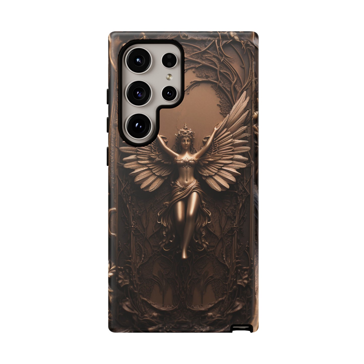 The Bronze Fairy Phone Case – Fantasy Faery Design for iPhone, Samsung Galaxy, and Google Pixel Devices