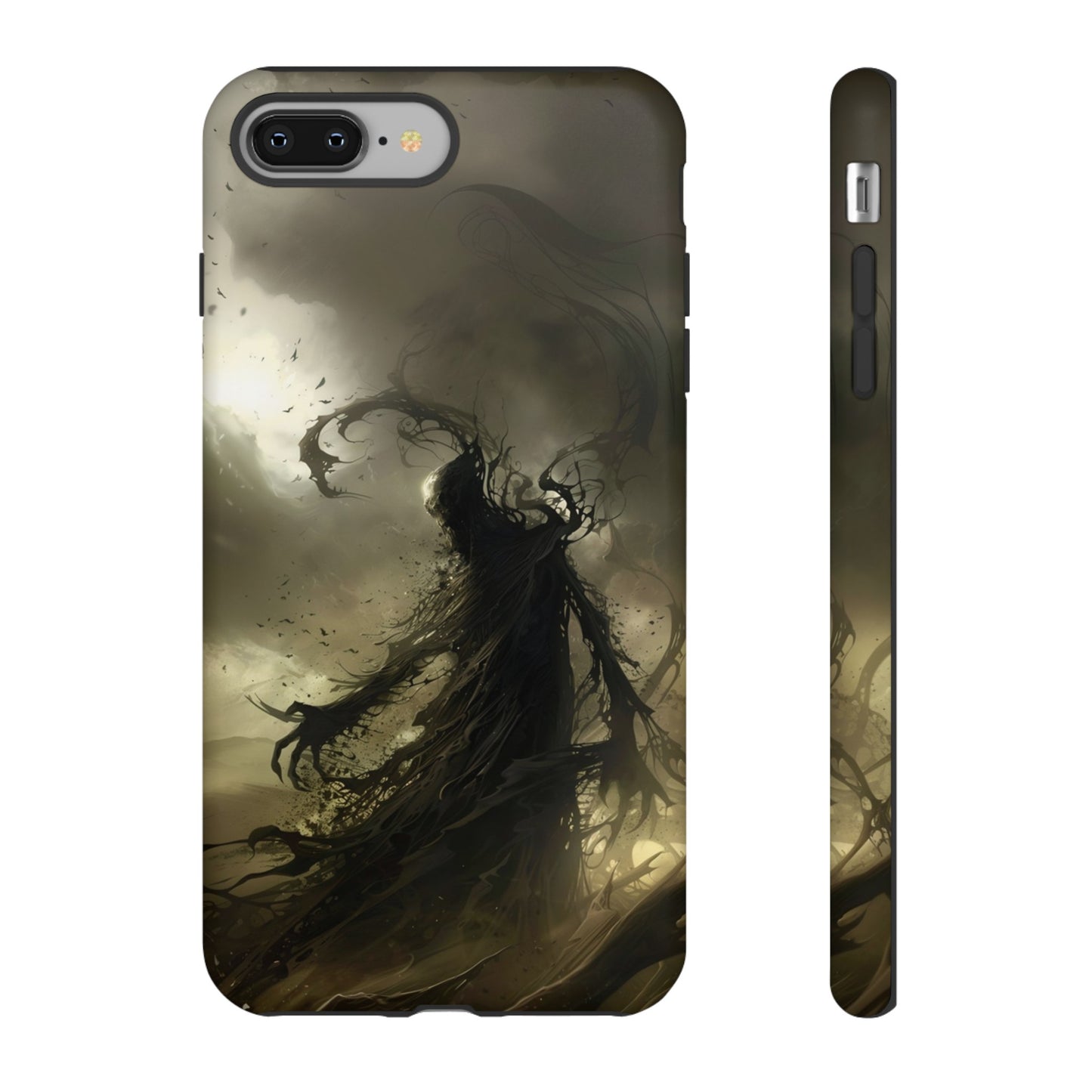 Dark Spirit Phone Case – Grim Reaper Haunting Design for iPhone, Samsung Galaxy, and Google Pixel Devices