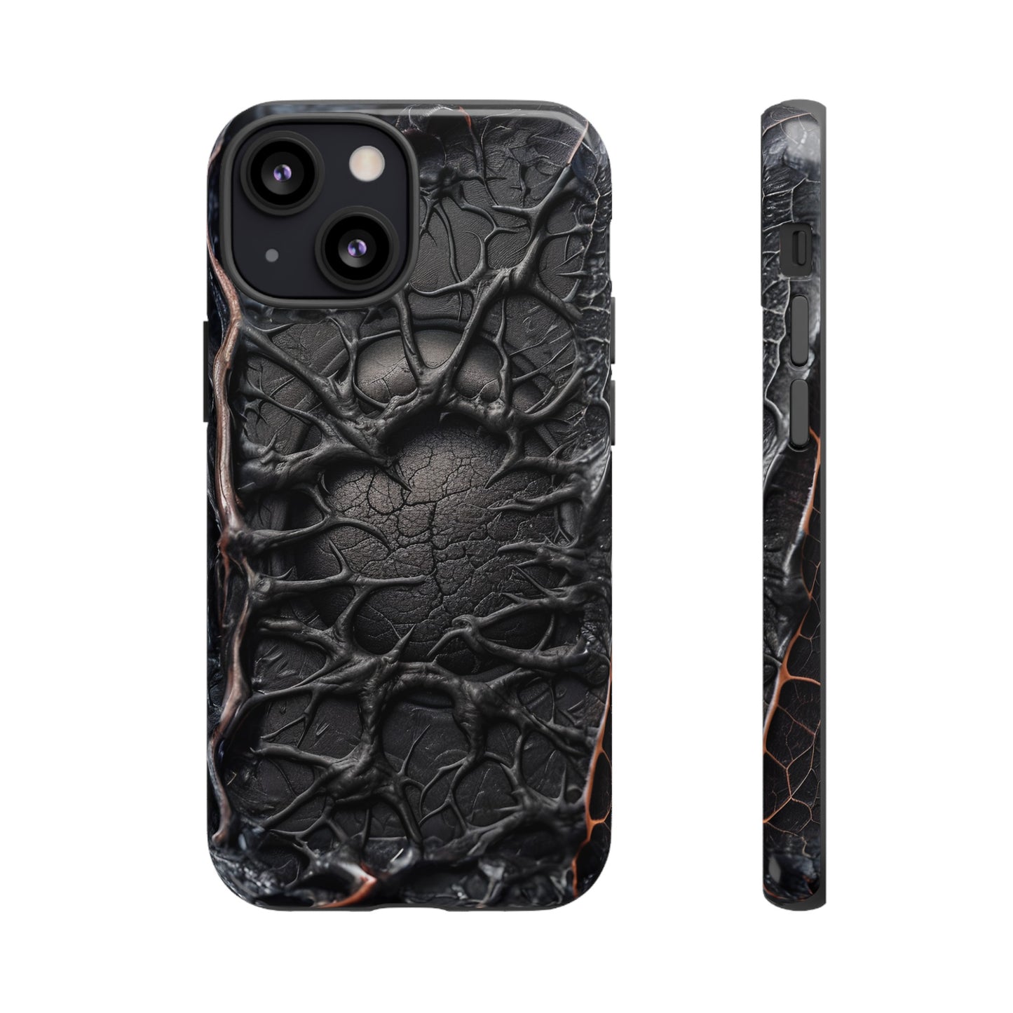 Black Veins Tough Phone Case – Lovecraftian Horror Design for iPhone, Samsung Galaxy, and Google Pixel Devices