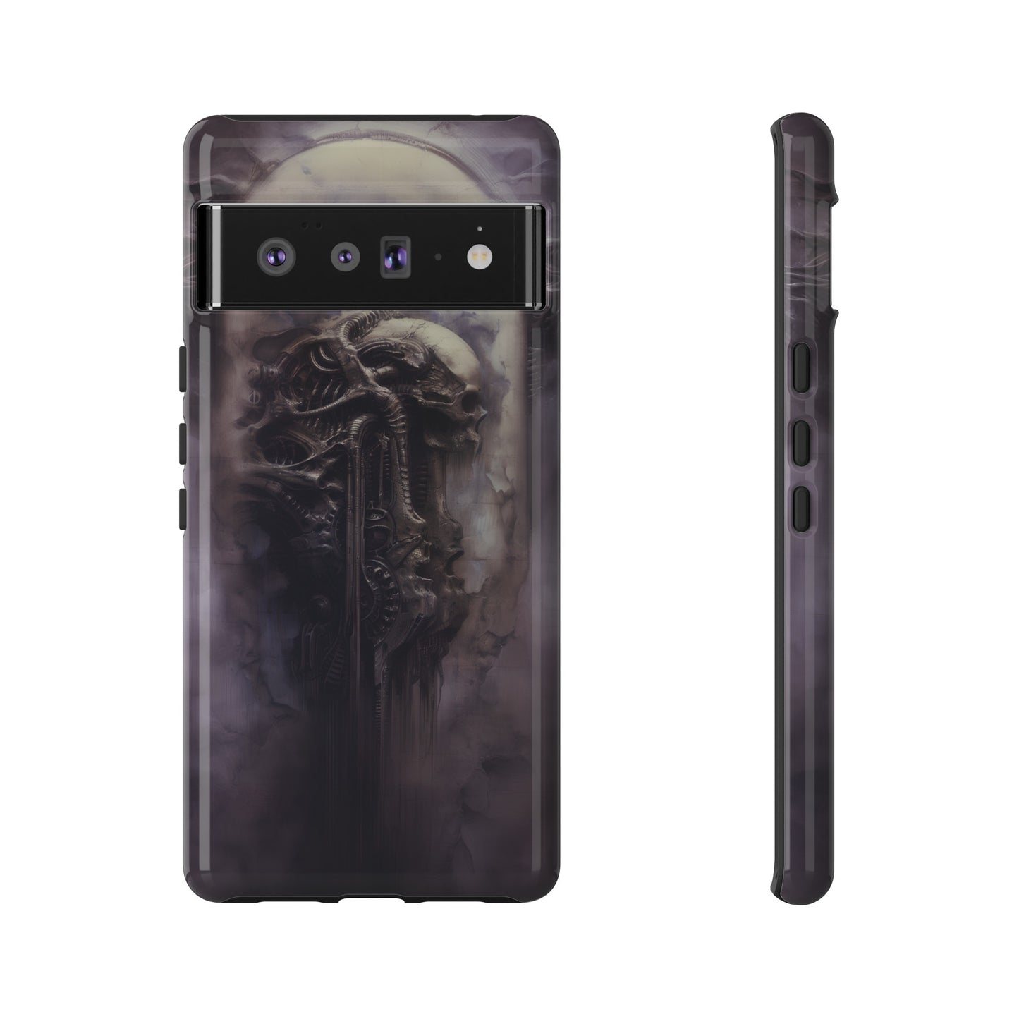 Dark Android Dream Phone Case – Futuristic Alien Horror Design for iPhone, Samsung Galaxy, and Google Pixel Devices