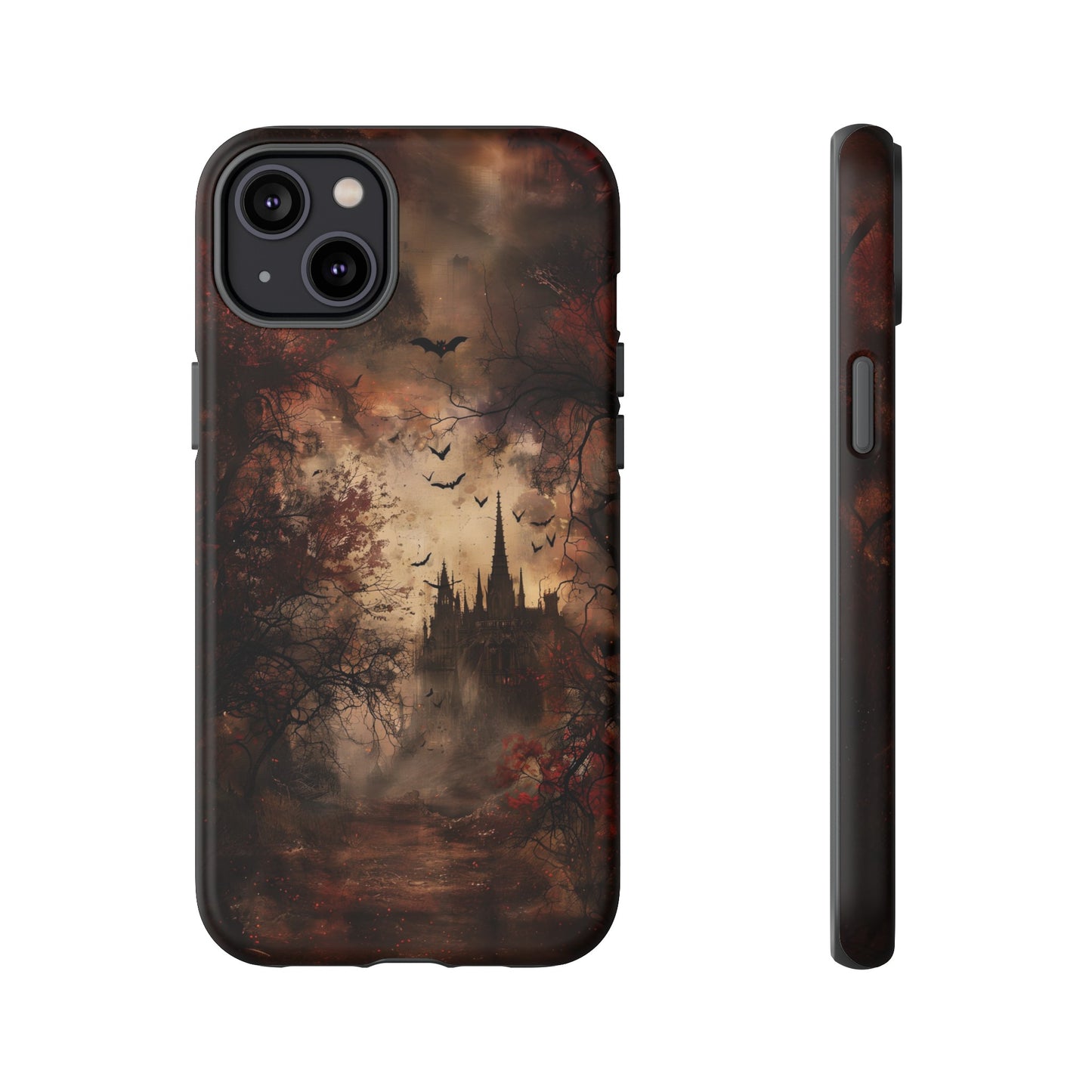 Gothic Castle Phone Case - Spooky Halloween Design for iPhone, Samsung Galaxy, Google Pixel Devices