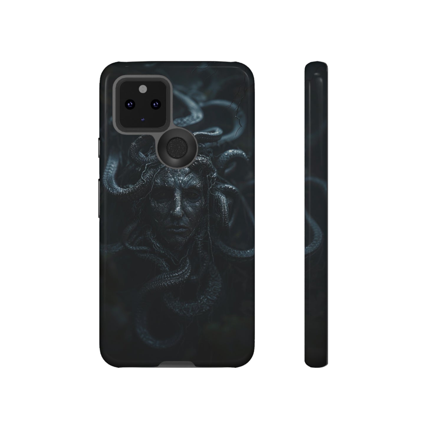 Medusa's Gaze Phone Case - Dark Mythological Design for iPhone and Samsung Galaxy Devices