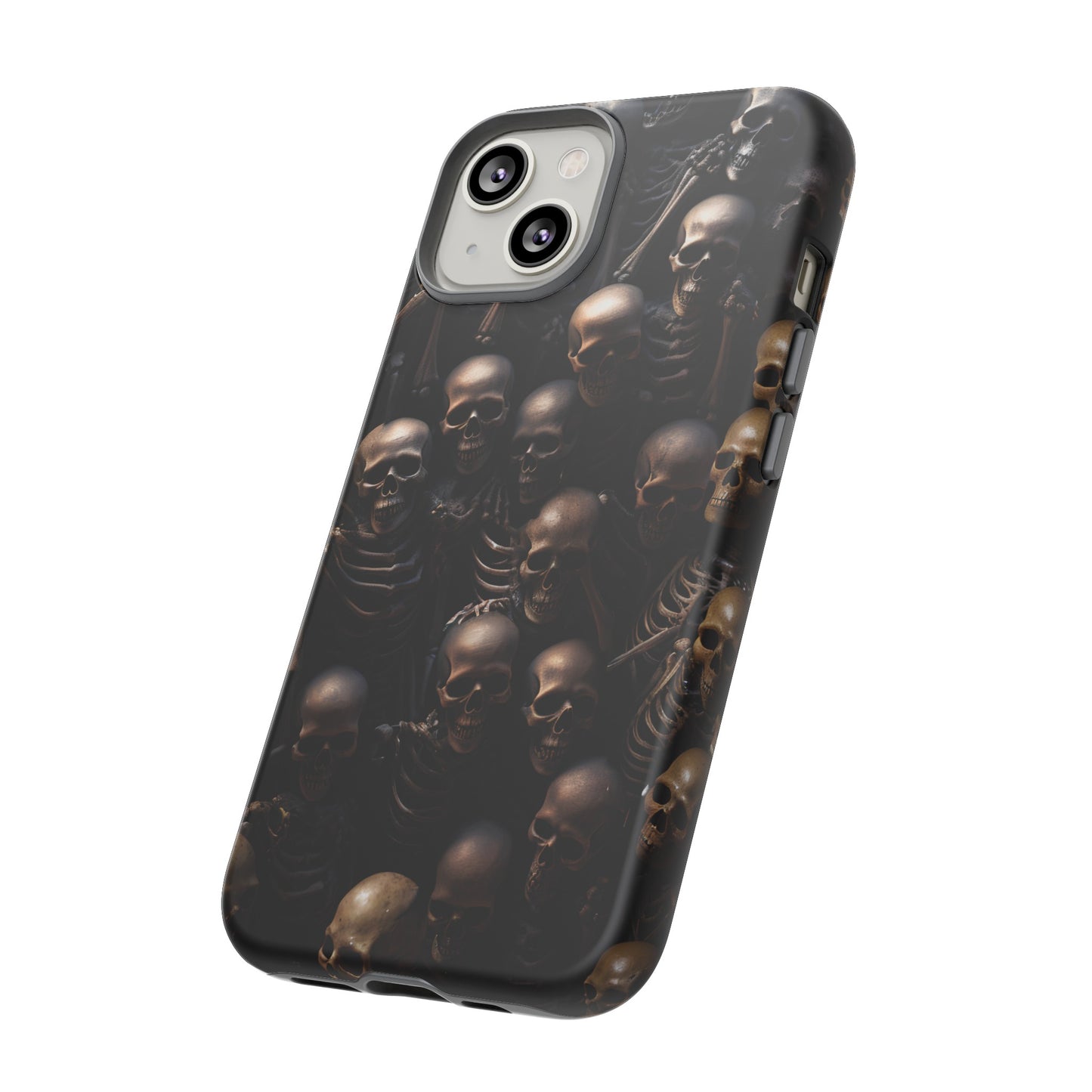 Skeletal Grave Phone Case – Halloween Horror Skeleton Design for iPhone, Samsung Galaxy, and Google Pixel Devices