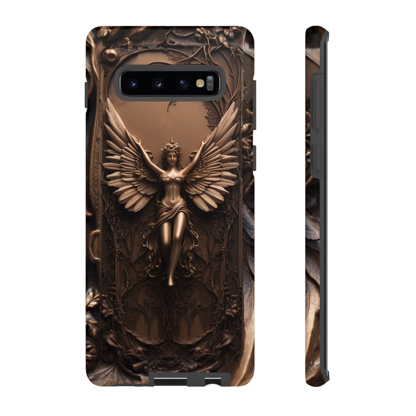 The Bronze Fairy Phone Case – Fantasy Faery Design for iPhone, Samsung Galaxy, and Google Pixel Devices