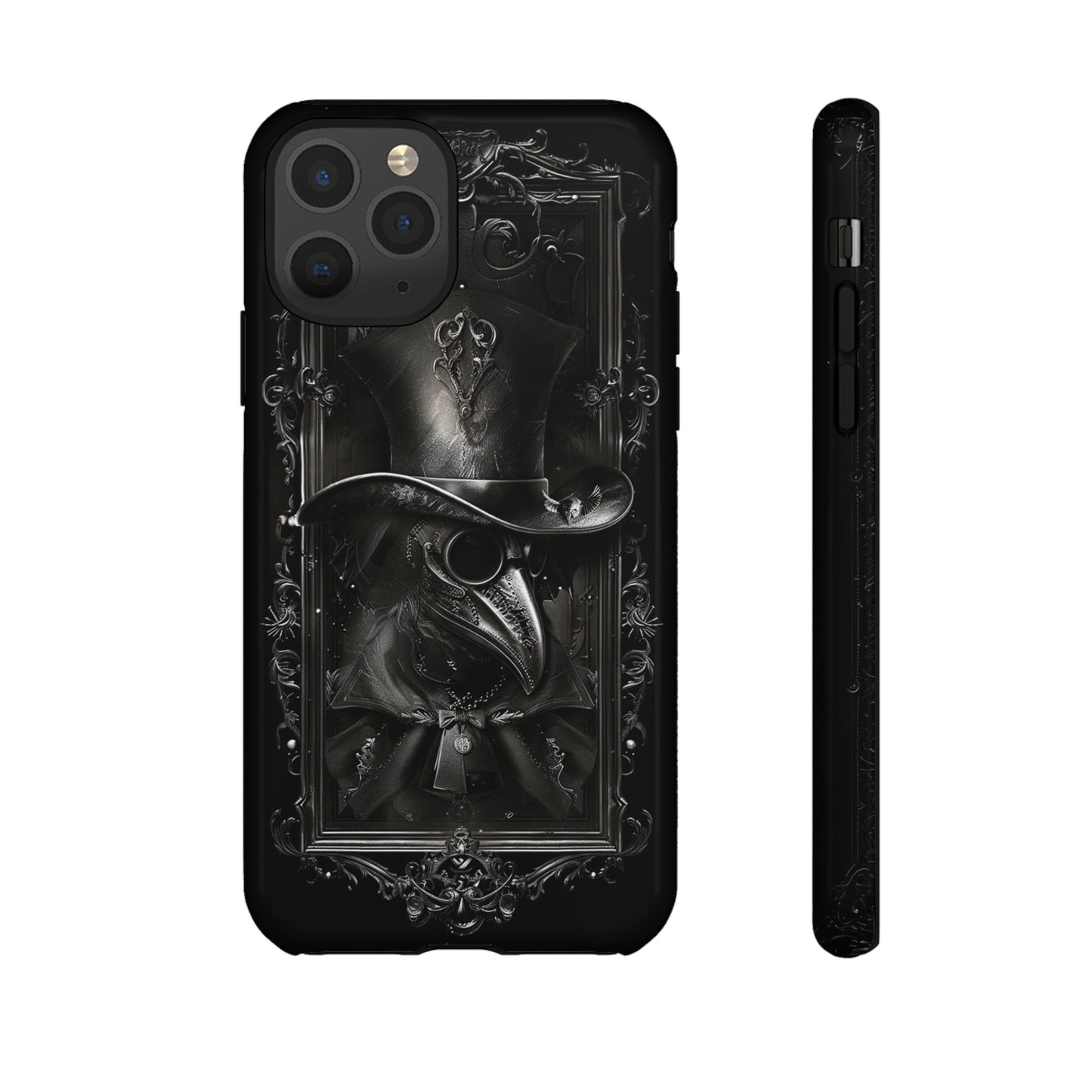 Gothic Plague Doctor Phone Case - Mysterious and Dark Design for iPhone, Samsung Galaxy, and Google Pixel Devices