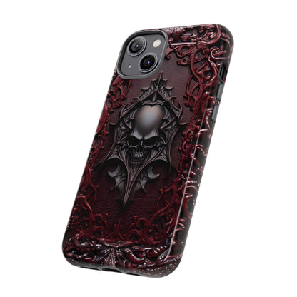 Vampiric Tough Phone Case – Gothic Skull Vampire Design for iPhone, Samsung Galaxy, and Google Pixel Devices