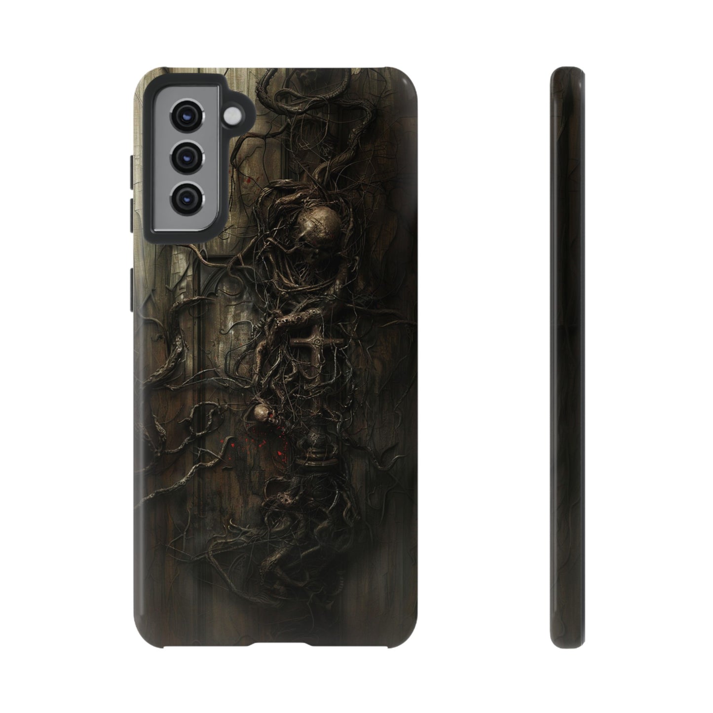 Creeping Dread Phone Case - Giger-Inspired Art for iPhone, Samsung Galaxy, and Google Pixel Devices