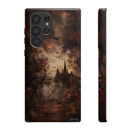 Gothic Castle Phone Case - Spooky Halloween Design for iPhone, Samsung Galaxy, Google Pixel Devices