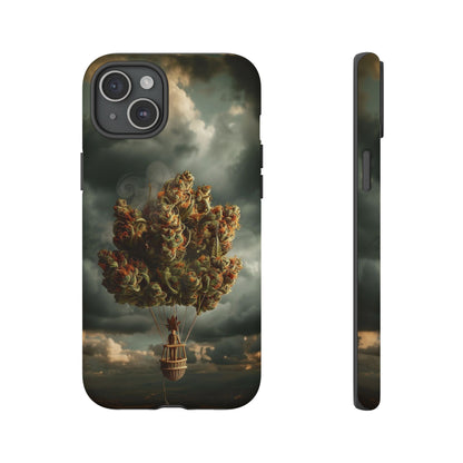 Cannabis Balloon Adventure Phone Case - For iPhone, Samsung Galaxy, and Google Pixel Devices