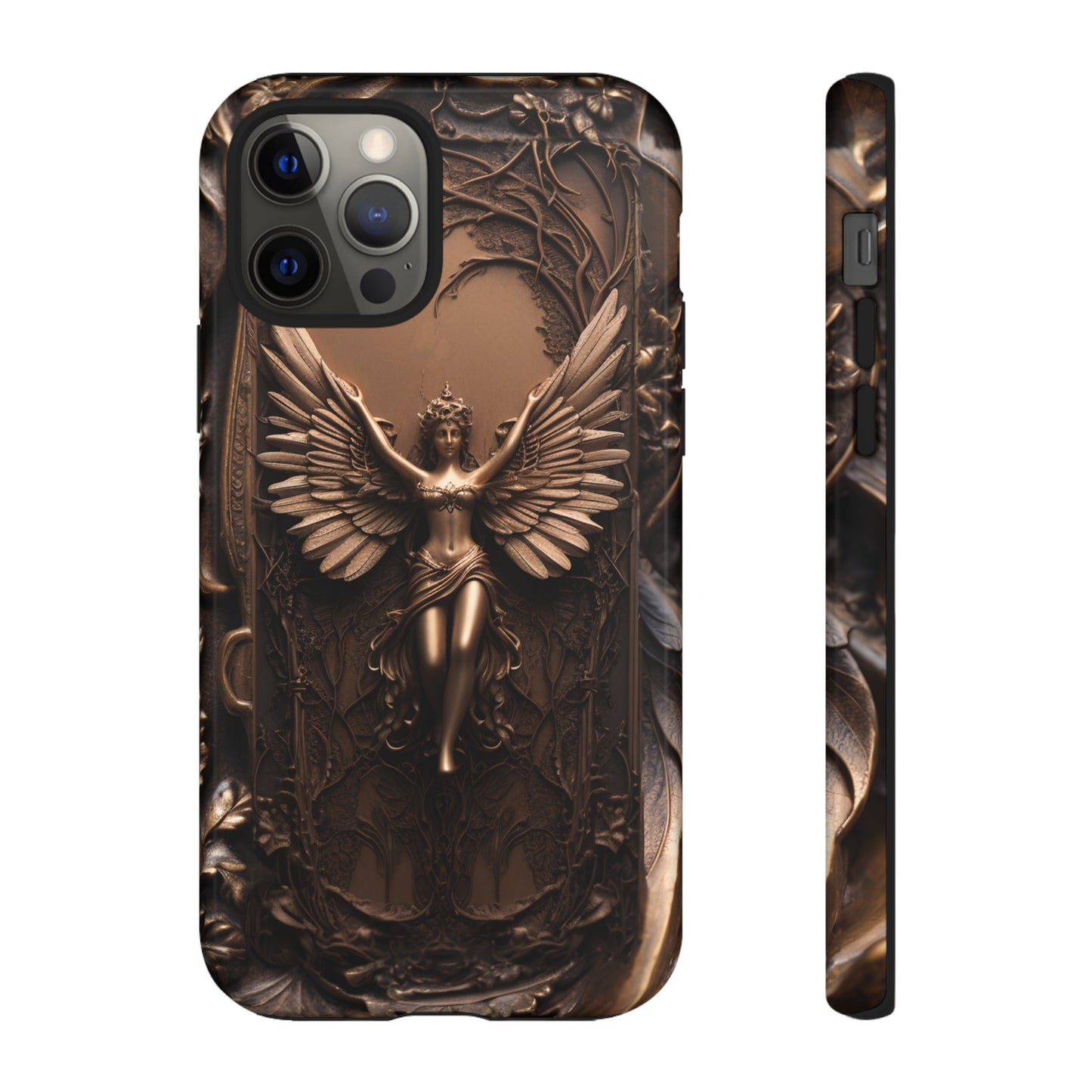 The Bronze Fairy Phone Case – Fantasy Faery Design for iPhone, Samsung Galaxy, and Google Pixel Devices