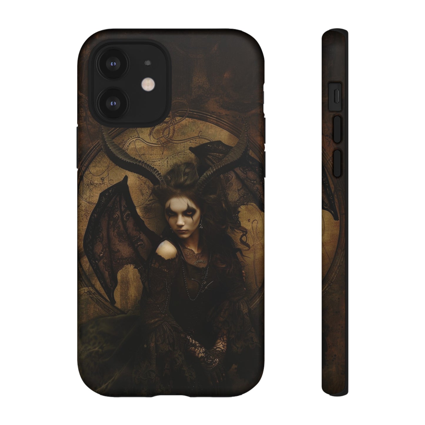 Demon Lilith Gothic Phone Case for iPhone, Samsung Galaxy, Google Pixel - Dark Fantasy Art